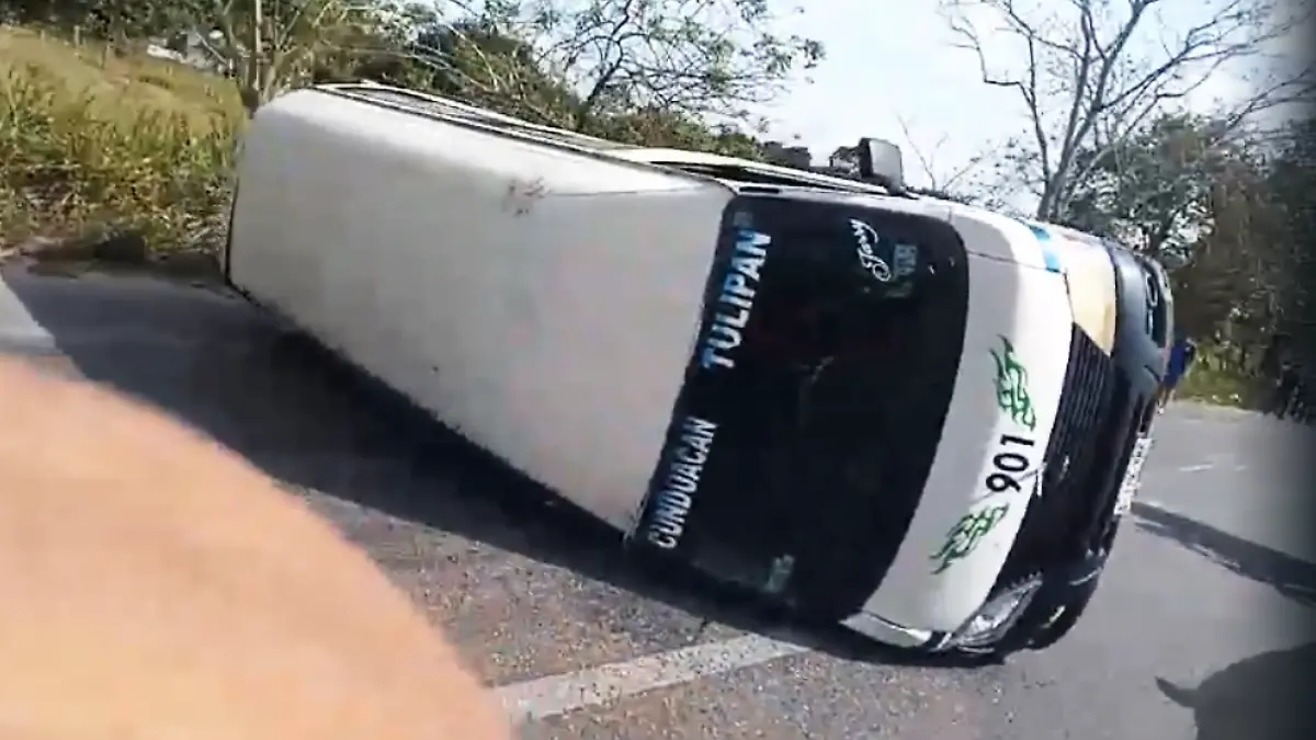 accidente transporte público